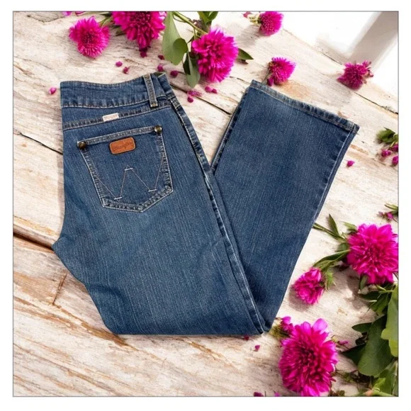 Wrangler Premium Pink Label XBarbie Bootcut Jean- Sz 31-EUC -Stretch- Y2KCowgirl - Picture 9 of 16